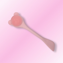 Load image into Gallery viewer, 4 in 1 Baby bear Applicator, Brush, Exfoliator &amp; Spatula
